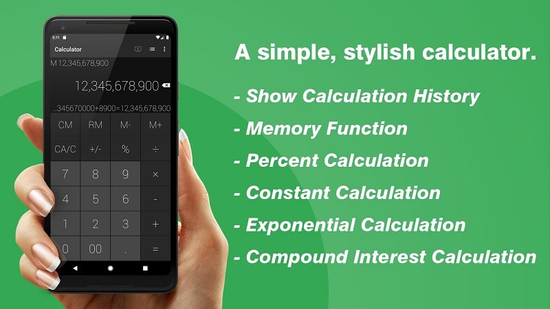 Calculator Simple Stylish 1