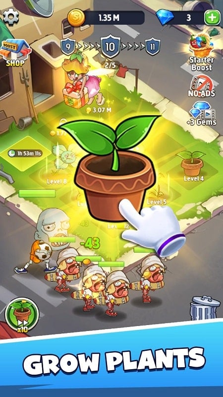 Merge Plants Monster Defense 1