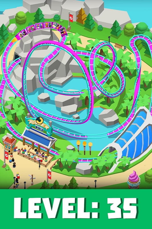 Idle Theme Park Tycoon Mod 1