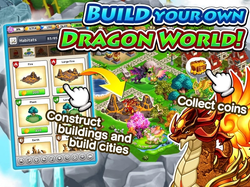 Dragon Paradise City Sim Game 2